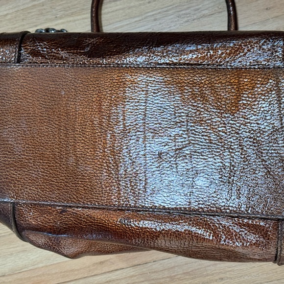 Dolce and Gabbana brown patent bag - Picture 10 of 11